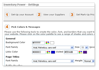 inventorypower-markup-settings
