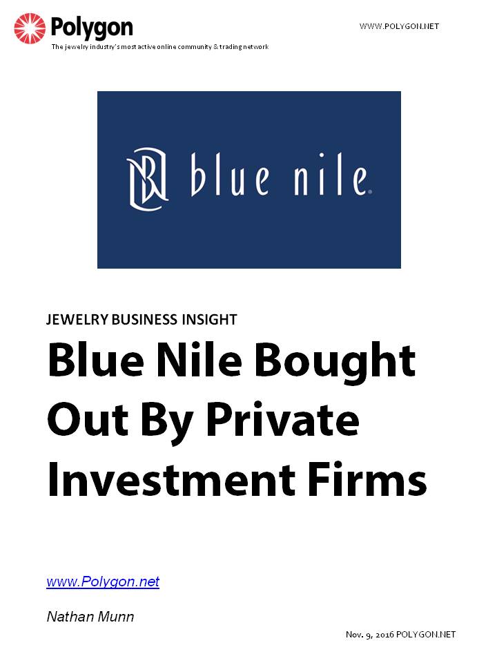 Blue Nile Bought Out By Private Investment Firms 