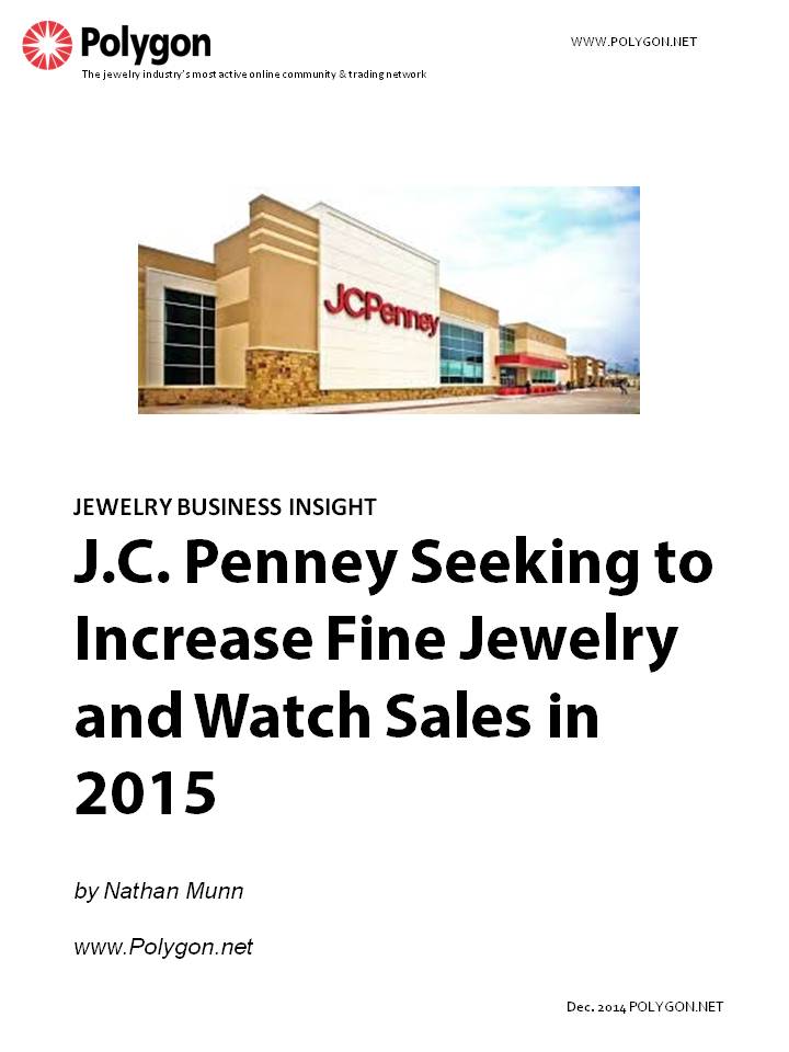 J.C. Penney Seeking to Increase Fine Jewelry and Watch Sales in 2015