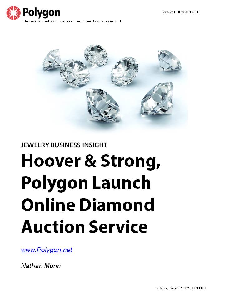 Hoover & Strong and Polygon announce the launch of an online diamond auction service to Polygon members