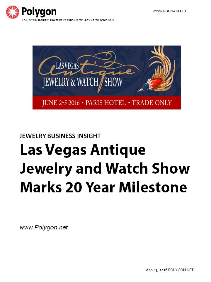The Las Vegas Antique Jewelry and Watch Show Marks 20 Year Milestone