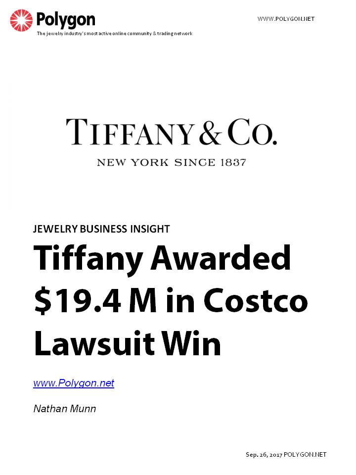 Tiffany Awarded $19.4 Million in Costco Lawsuit Win