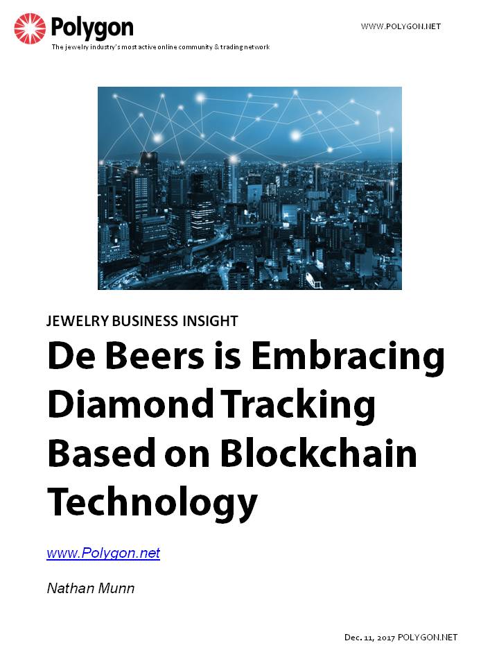 De Beers is Embracing Diamond Tracking Based On Blockchain Technology