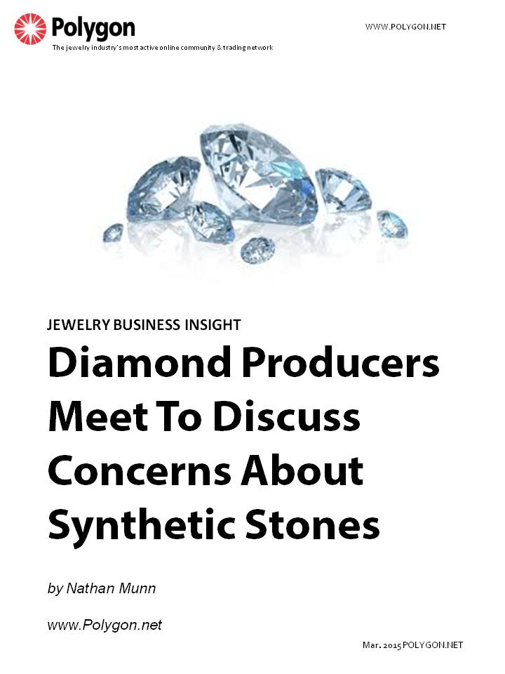 Diamond Producers Meet To Discuss Concerns About Synthetic Stones