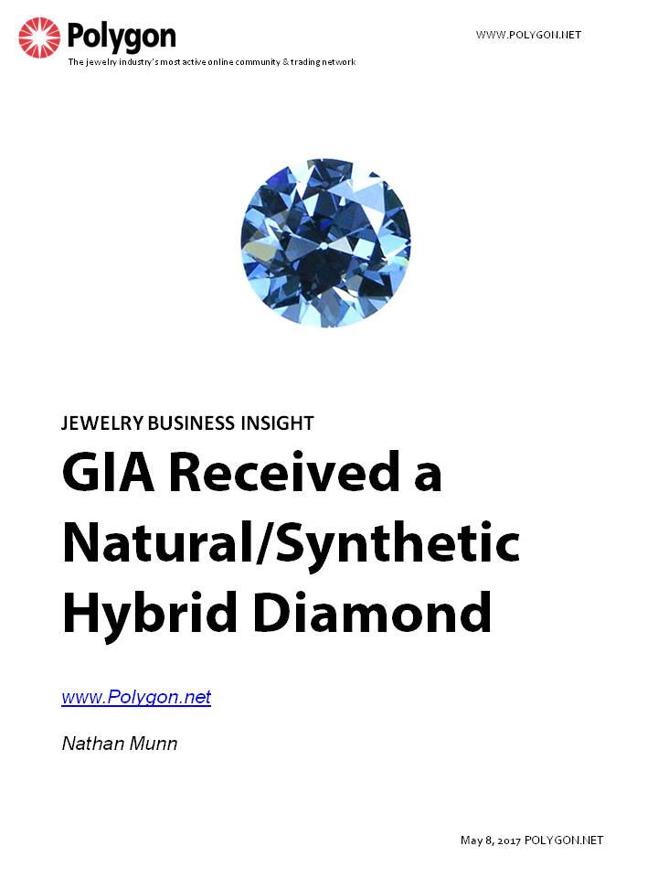 GIA Received an Undisclosed Natural/Synthetic Hybrid Diamond