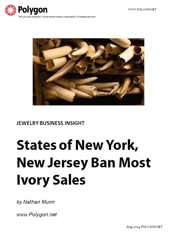 States of New York and New Jersey Ban Most Ivory Sales