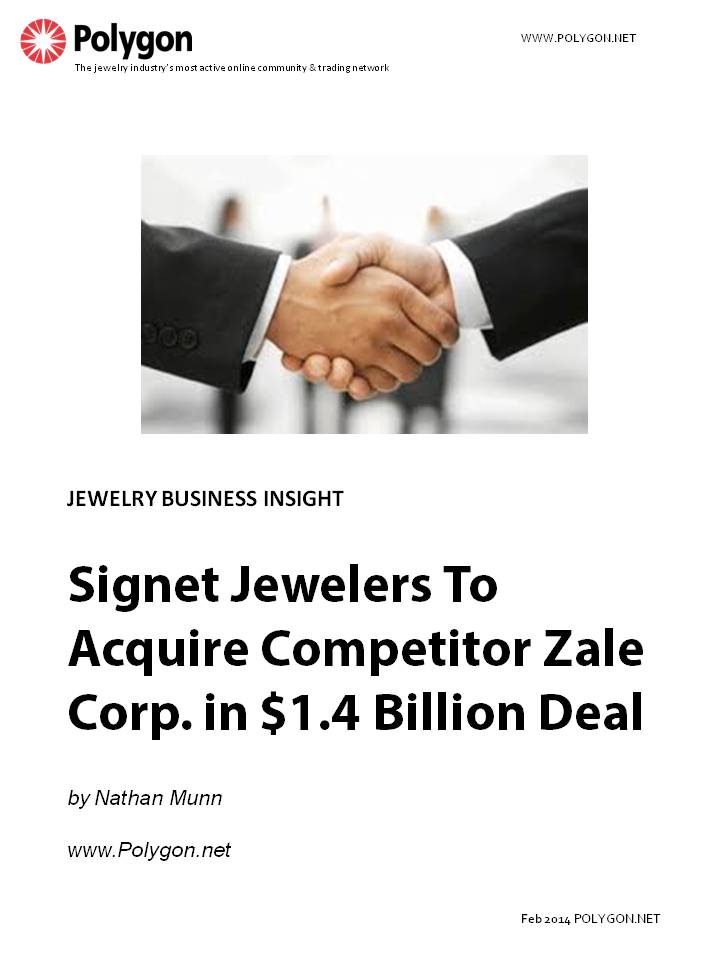 Signet Jewelers To Acquire Competitor Zale Corp. in $1.4 Billion Deal