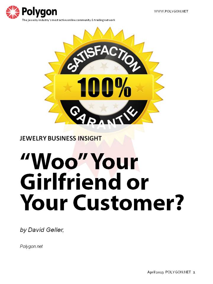 How would you "woo" your girlfriend or your customer?