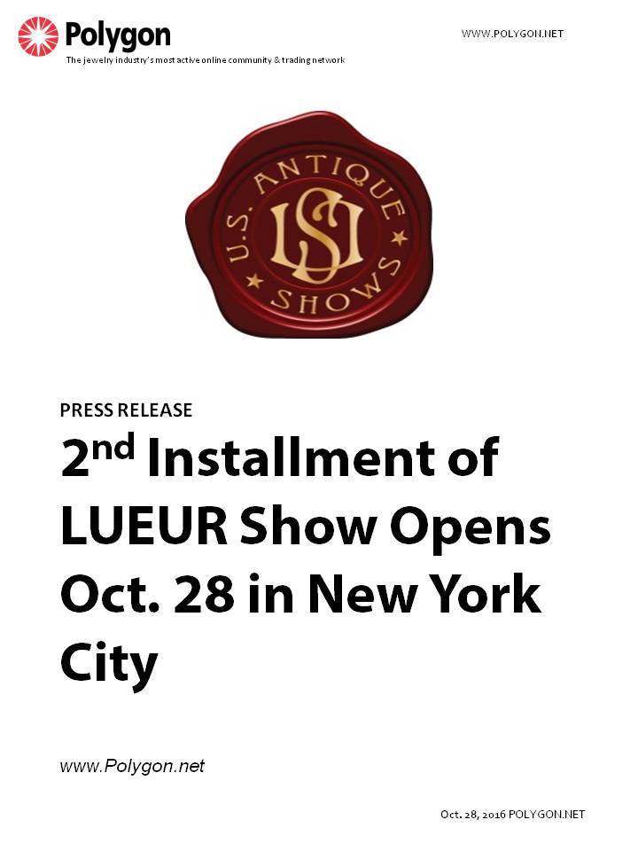 2nd Installment of LUEUR Show Opens Oct. 28