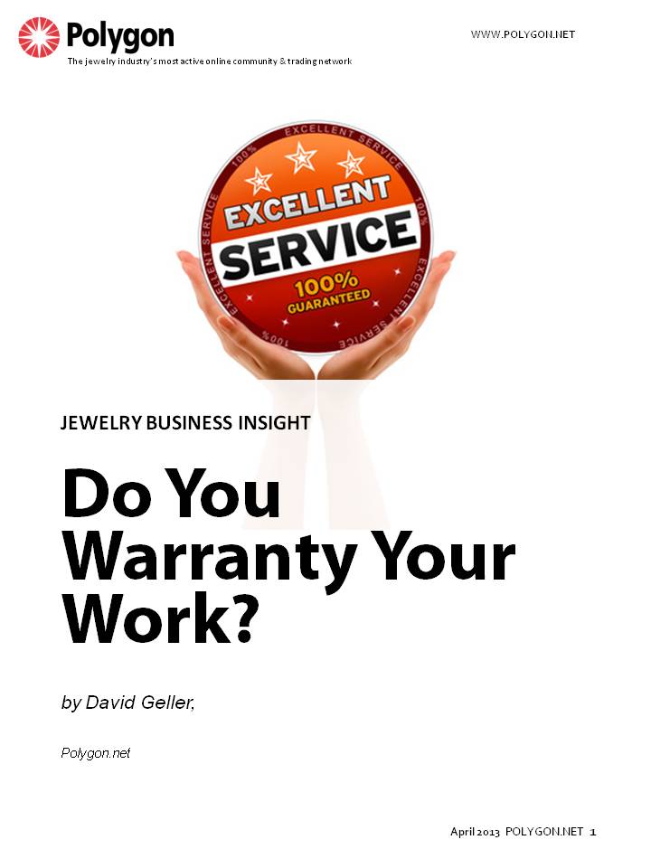 Do you warranty your work?